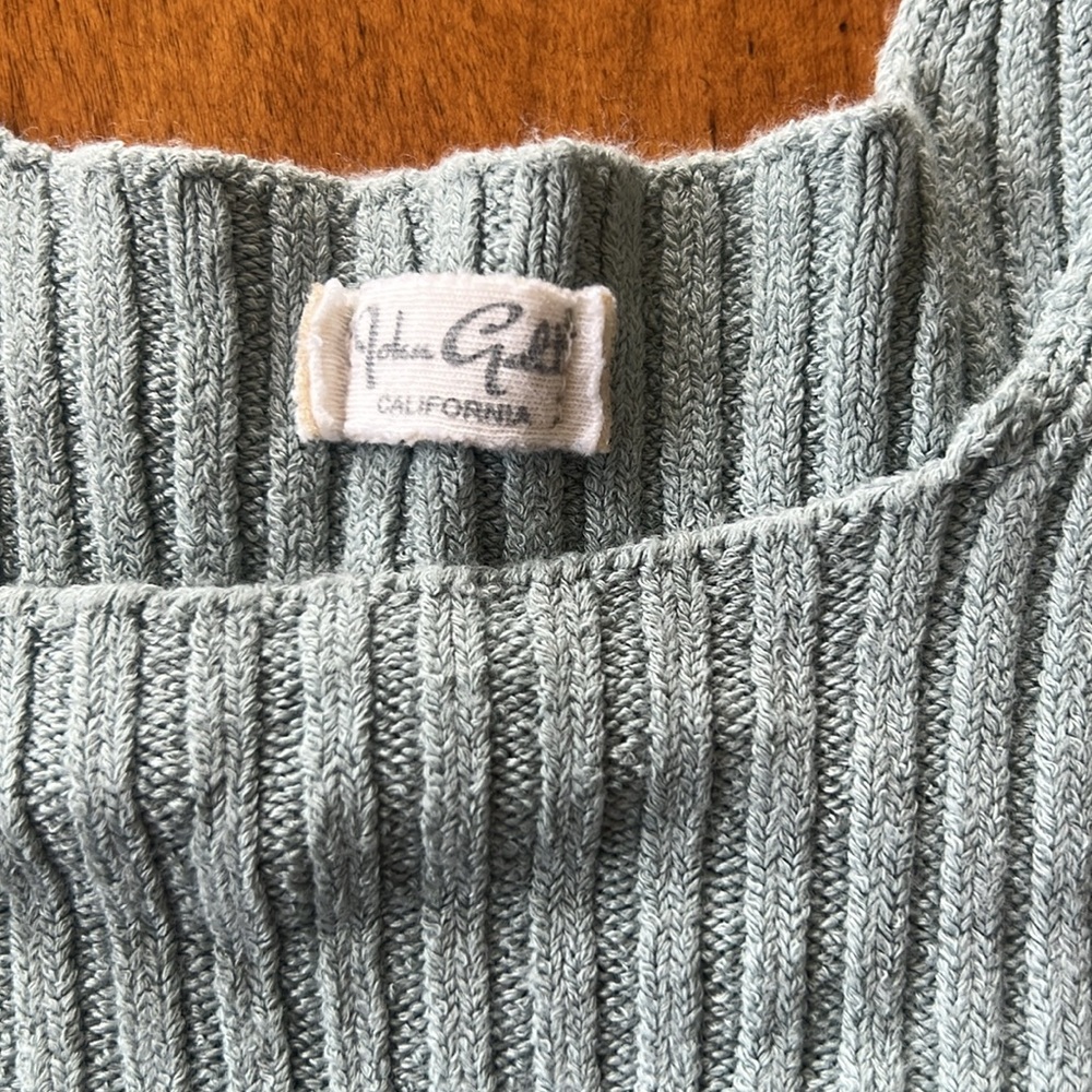 John Galt Ribbed Knit Tank Top - Picture 3 of 5